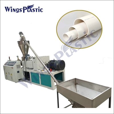 PVC Pipe Extrusion Line / PVC Pipe Making Machine / PVC Pipe Conical Twin Screw Extruder