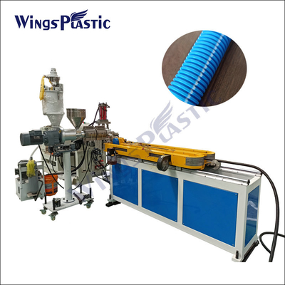 18 Months Guarantee Plastic Corrugated Pipe Making Machine / PE PP PVC PA Corrugated Pipe Line