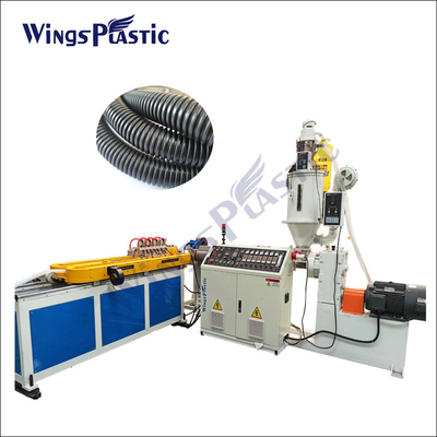 Small Diameter Plastic Corrugated Pipe Extrusion Line / Making Machine