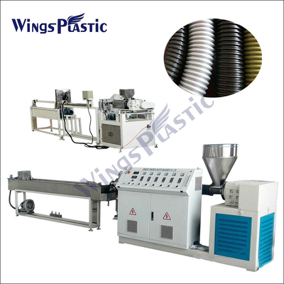 Plastic EVA Dust Collector Pipe Extrusion Plant / EVA Vacuum Cleaner Hose Manfacturing Machine