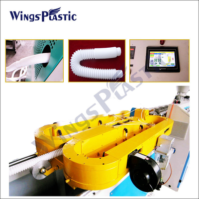 Plastic Expansible Flexible Hose Making Machine, PP Shrinking Pipe Extrusion Line