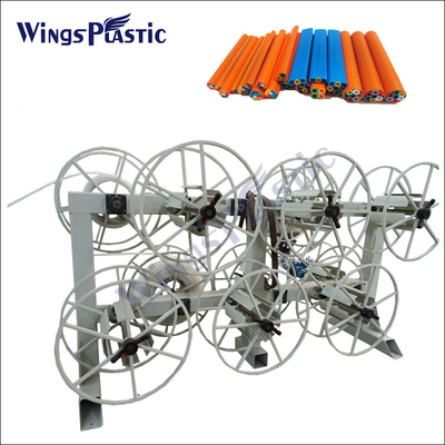 HDPE Single Wall Cod Pipe Making Machine / Plastic Corrugated Optic Duct Pipe Extrusion Machine