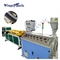 PE PVC PP single wall corrugated pipe extruder