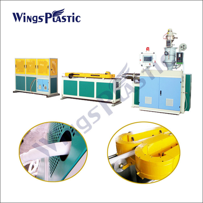 40mm Plastic Wash Basin Drainage Pipe Extrusion Line / Corrugated Pipe Machine