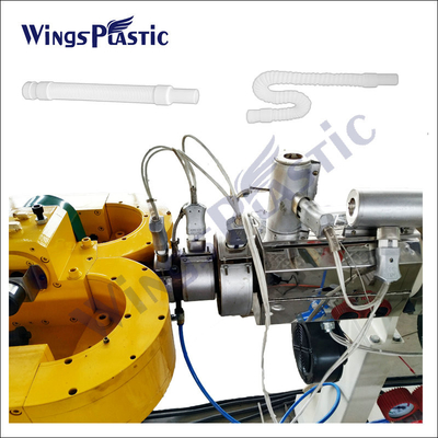 40mm Plastic Wash Basin Drainage Pipe Extrusion Line / Corrugated Pipe Machine