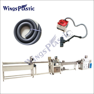 EVA LLDPE Spiral Winding Cleaner Hose / Pipe Making Machine, Plastic Pipe Extruder Line