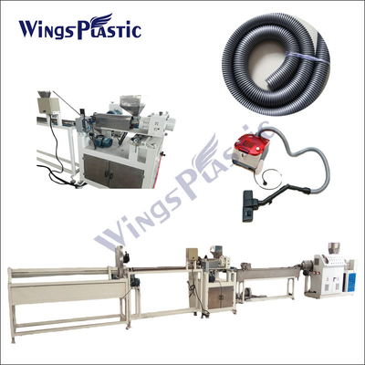 EVA LLDPE Materials Vacuum Pipe Hose Extrusion Line / Making Machine