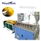 PP Expansible Corrugated Pipe Making Machine / Plastic Wash Basin Drainage Pipe Extrusion Line