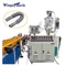 PP Expansible Corrugated Pipe Making Machine / Plastic Wash Basin Drainage Pipe Extrusion Line