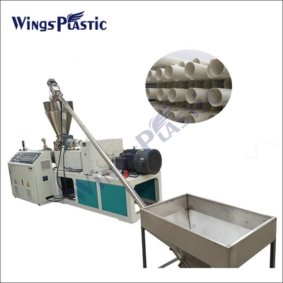 Plastic PVC Electric Threading Pipe Making Machine / Extrusion Line