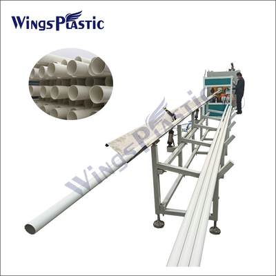 Plastic PVC Electric Threading Pipe Making Machine / Extrusion Line