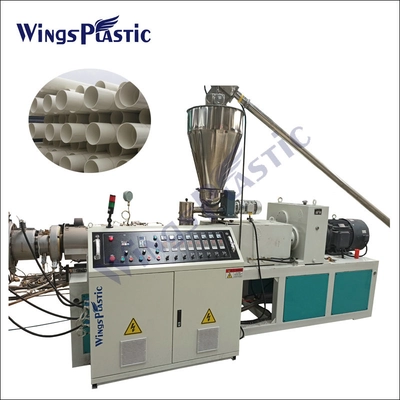 Plastic PVC Electric Threading Pipe Making Machine / Extrusion Line