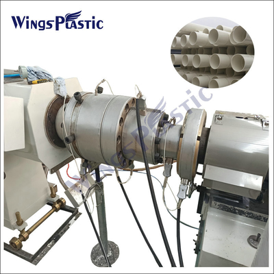 PVC Water Pipe Extruder Machine with Conical Twin Screw Extruder