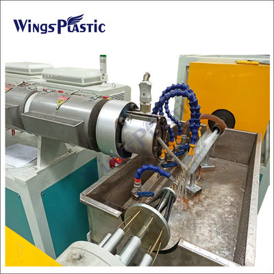 Hose Spiral Protective Wraps Making Machine / PE PP Hose Protector Extrusion Line